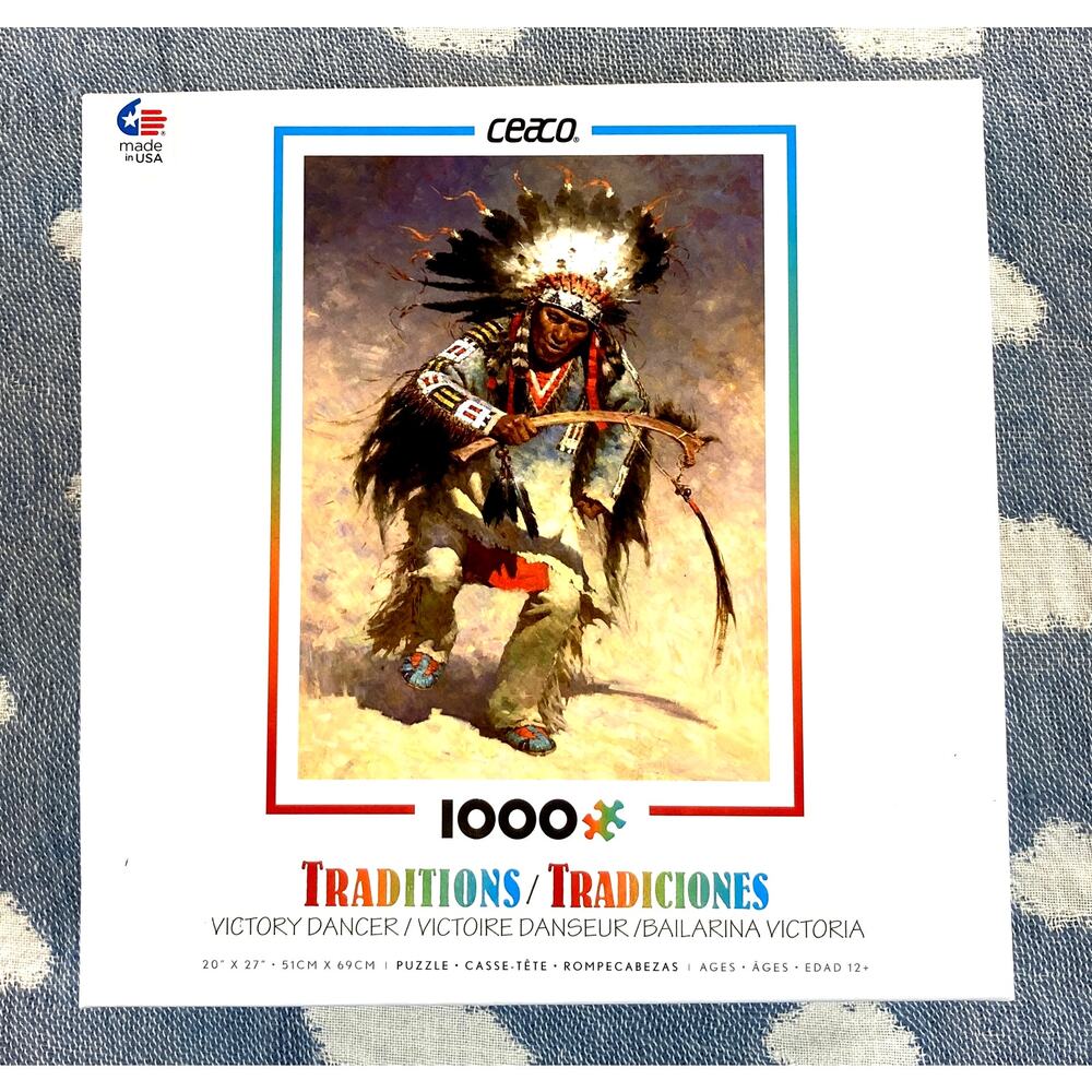 Puzzle Ceaco Victory Dancer Traditions 1000 Pieces NEW NWT